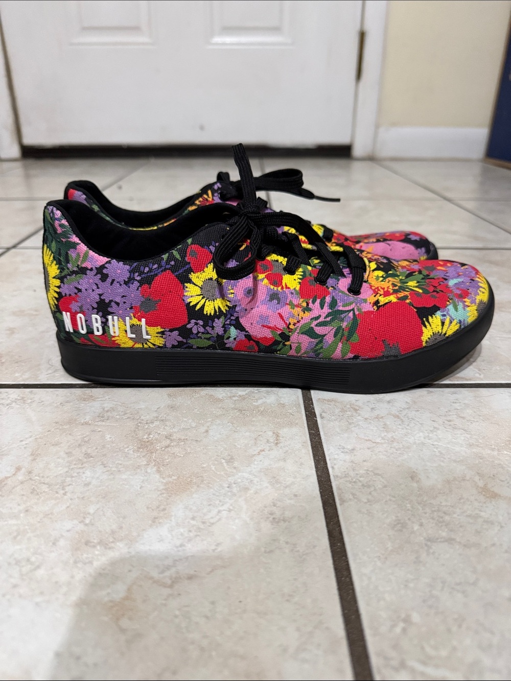 NOBULL Floral Print Training Shoes Multicolor Cross Training Sneakers